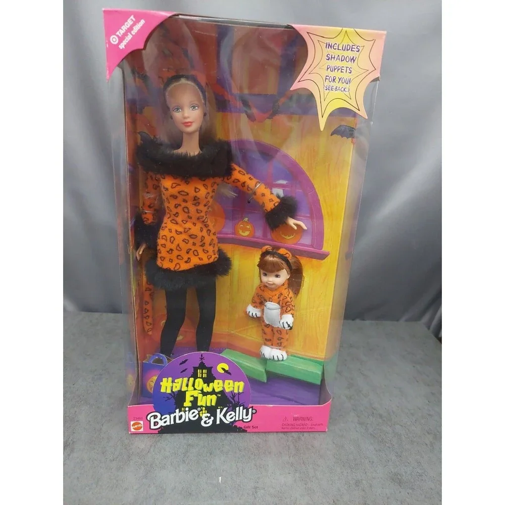 Barbie And Kelly Halloween Fun Target Edition Cheetah Costume Original Box